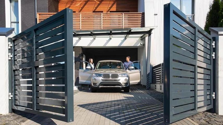 распашные ворота в Владикавказе