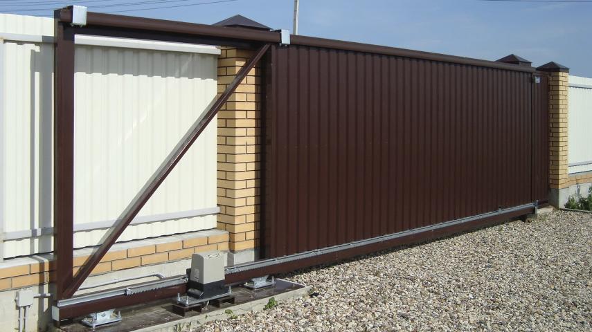 ворота из профлиста в Владикавказе